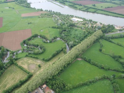 La Chalaronne avant sa confluence avec la Saône